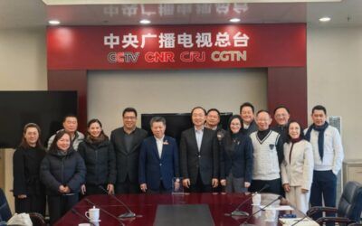 สมาคมผู้สื่อข่าวไทย-จีน เยือนสำนักงานใหญ่ CMG ปักกิ่ง กระชับความร่วมมือสื่อและวิชาการ ฉลอง 50 ปี ความสัมพันธ์ทางการทูต